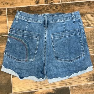 Madewell pride rainbow high rise 70s style shorts 28 🌈